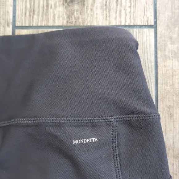 Set of 4 Mondetta Leggings with Pockets and Crisscrossed Detailing - Picture 4 of 10